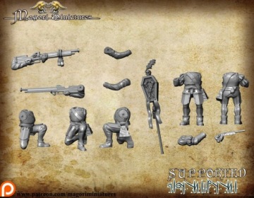 Железнобокие стрелки x10 - Magori Miniatures