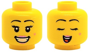 LEGO Głowa Dwustronna - Damska 3626cpb2634 NOWA
