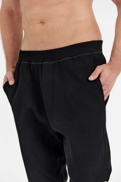 DSQUARED2 Czarne spodnie IBRA RELAX FIT JOGGERS S