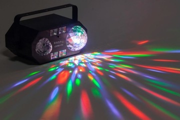 EFEKT ŚWIETLNY 4w1 DMX ASTRO UV STROBE EFEKT WODY