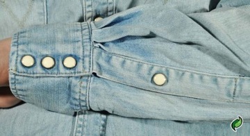 WRANGLER koszula SLIM blue DENIM SHIRT _ S