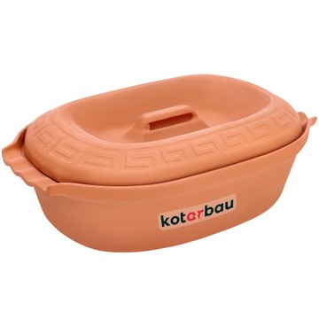 GARNEK RZYMSKI OWALNY 5L NACZYNIE GLINIANE FORMA