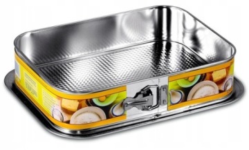 ПРЯМОУГОЛЬНАЯ ПРОФОРДА СО СЪЕМНЫМ МЕТАЛЛИЧЕСКИМ ДНОМ.