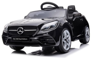 Auto na akumulator Mercedes Benz SLC300 Cabrio samochód jeździk pilot czerń