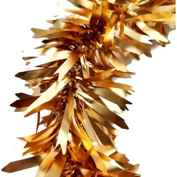 ЦЕПЬ ДЛЯ РОЖДЕСТВЕНСКОЙ ЕЛКИ СЕРЕБРЯНАЯ МЕТАЛЛИЧЕСКАЯ ПЛОТНАЯ ЕЛОЧНАЯ ГИРЛЯНДИЯ 2М