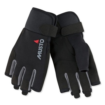Rękawiczki pokładowe Musto Ess Sailing Glove, krótki palec, XL , czarne
