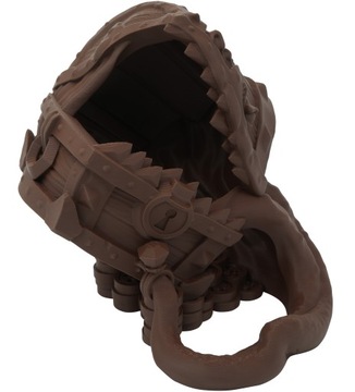 Волшебный сундук с золотом - башня для игральных костей - Mimic Dice Tower Brown