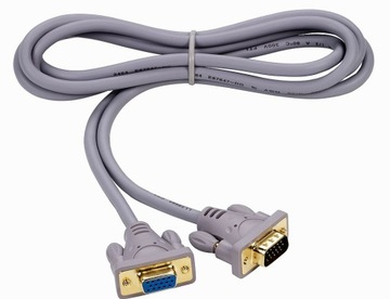 Kabel przedłużacz VGA D-Sub GOLD THOMSON 1,8m
