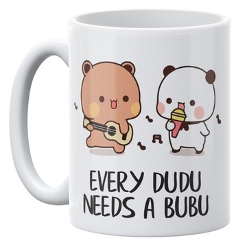 Kubek ceramiczny 330 ml Bubu i Dudu Na Prezent Dla Par