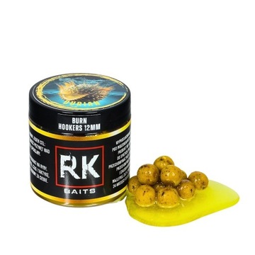 Kulki proteinowe RK Baits Durian Burn Hookers 12mm Haczykowe zalewa