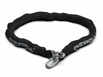 Blokada rowerowa zapięcie GERDA CHAIN 1200/10, oczka okrągłe spinana kłódką
