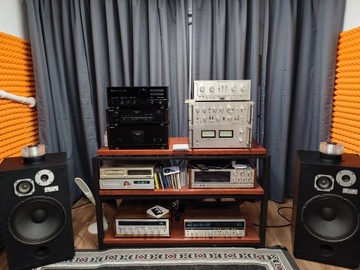 Sansui AU- alfa 707 мощный усилитель 2x160 Вт PIANO XLR