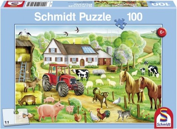 Schmidt Puzzle 100 el. Wesołe gospodarstwo