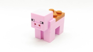 Figurka Lego Minecraft świnia świnka pig