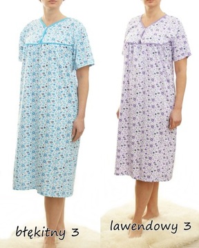 Комфортная хлопковая ночная рубашка ELA MEGA PLUS SIZE