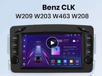 Radio Mercedes CLK W209 W203 W208 ANDROID GPS 1/16
