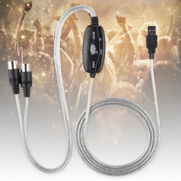 MIDI-ИНТЕРФЕЙС USB ДВУХСТОРОННИЙ MIDI-КАБЕЛЬ