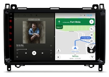 MERCEDES W169 W245 W906 SPRINTER CRAFTER VITO VIANO РАДИО ANDROID CARPLAY