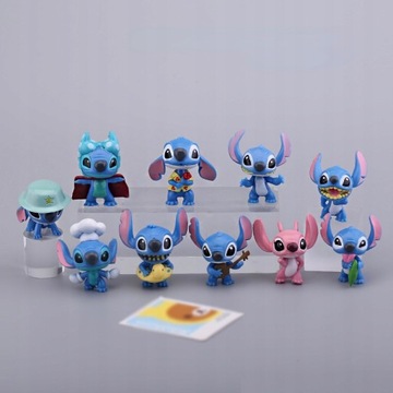 Stitch Figurki ściegu 10szt dekoracja tortu