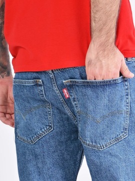 Spodnie jeansy męskie LEVI'S niebieskie W 34