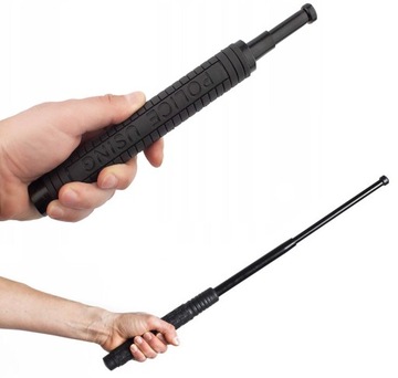 PAŁKA TELESKOPOWA KIJEK SKŁADANA BATAN Z POKROWCEM 50 CM