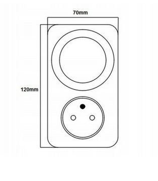 Programator czasowy tygodniowy mechaniczny timer