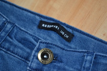 RESERVED - SPODNIE JEANSOWE - ROZ. 146 - NOWE