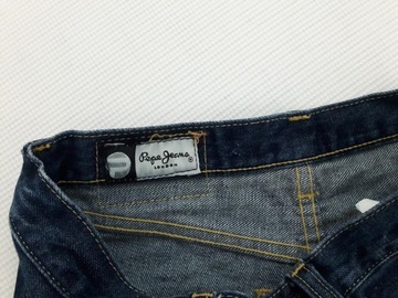 PEPE JEANS jeansowe SPODNIE PROSTE wygodne MODNE _ W26/L26