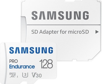 Карта памяти Samsung PRO Endurance 2022 MicroSDXC 128 ГБ, класс 10 UHS-I/U3 V30