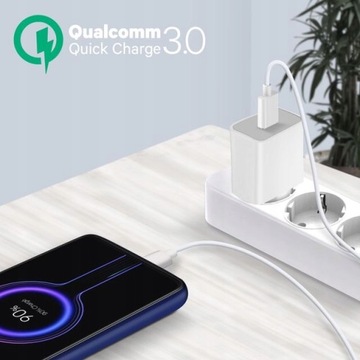 ОРИГИНАЛЬНОЕ БЫСТРОЕ СЕТЕВОЕ ЗАРЯДНОЕ УСТРОЙСТВО XIAOMI + КАБЕЛЬ USB-C QC 3.0 22,5 Вт, 3 А