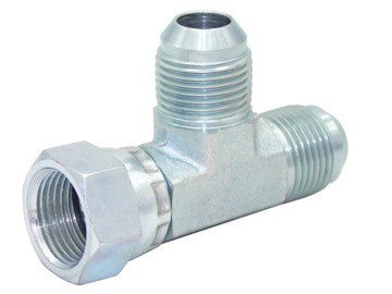 TRÓJNIK HYDRAULICZNY UNF 3/4'' NAKRĘTKA Z BOKU