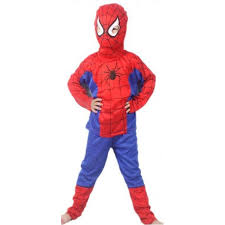 Spiderman strój przebranie kostium maska 122-128 L