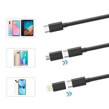 ИНСПЕКЦИОННАЯ КАМЕРА-ЭНДОСКОП 2x КАМЕРЫ ANDROID IPHONE ДЛЯ ТЕЛЕФОНА 6LED 3M CE