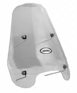 NOWA SZYBA CHOPPER CRUISER MOTOCYKL YAMAHA SUZUKI HONDA z kpl MOCOWAŃ