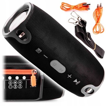 МОБИЛЬНАЯ БЕСПРОВОДНАЯ КОЛОНКА BLUETOOTH С РЕМЕШКОМ РАДИО НАС НА РАМКЕ 40 Вт