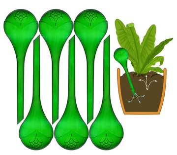 6x Kule nawadniające do kwiatków dozownik wody 400 nawilżacz kula wodna pl