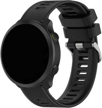 Pasek 20mm UNIWERSALNY do Zegarka Smartwatch SAMSUNG HUAWEI XIAOMI Czarny