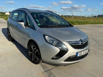 Opel Zafira C Tourer 1.4 Turbo ECOTEC 140KM 2015 Opel Zafira Sliczna Zafira1.4Benz.7 OSOB Navi GrzaneFotele KierownicaXenon, zdjęcie 23
