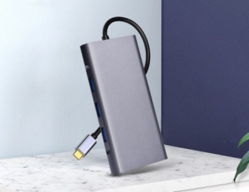 Концентратор Thunderbolt 3.0 USB-C 10IN1 HDMI RJ45 USB-разъем