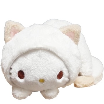 Maskotka pluszak Hello Kitty przebrana za leżącego kotka 35cm