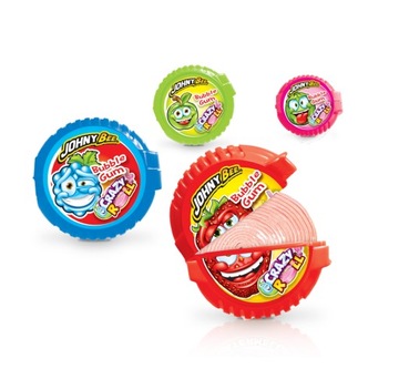 CRAZY ROLL Guma Balonowa Długa Rolka Johny Bee 18g