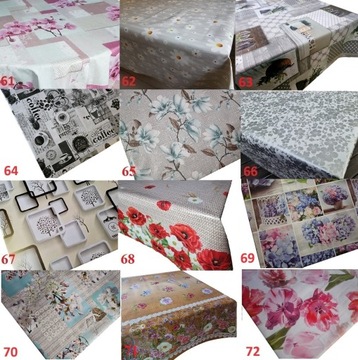 СКАТЕРТЬ-КЛЕЕНКА БОЛЬШОЙ ВЫБОР 156 УЗОРОВ 260х140