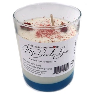 ŚWIECA ZAPACHOWA AFRODYZJAK MADAMLABIO 180g NATURALNY WOSK SOJOWY