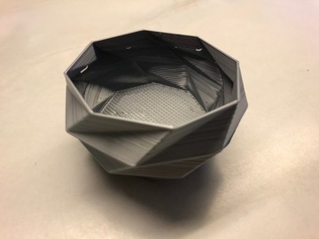 Белый вазон для цветка Кактуса в подарок ДОМОЙ