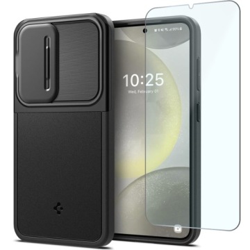 Pouzdro Spigen pro Galaxy S24, silné, ochranné, stylové, pouzdro tvrzené sklo