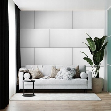 ГЛАДКИЕ СТЕНОВЫЕ ПАНЕЛИ БЕЗ РИСУНКА, БЕЛЫЕ 0814 XL