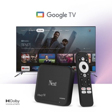 ТюнерAndroid SMART-декодер Google TV Следующий старт 4K Android 11