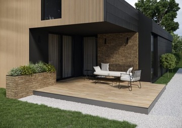 Płytki drewnopodobne tarasowe Aviona beige 80x17,5