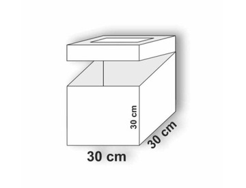 5 szt 30x30x30 pudełko na tort z okienkiem