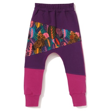 TuSzyte | Bawełniane spodnie dresowe baggy R.98